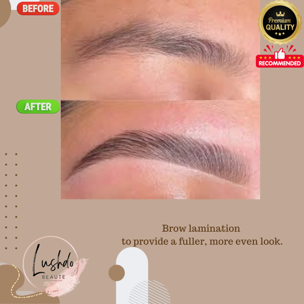 Brow Lamination Page Gallery / Product Page