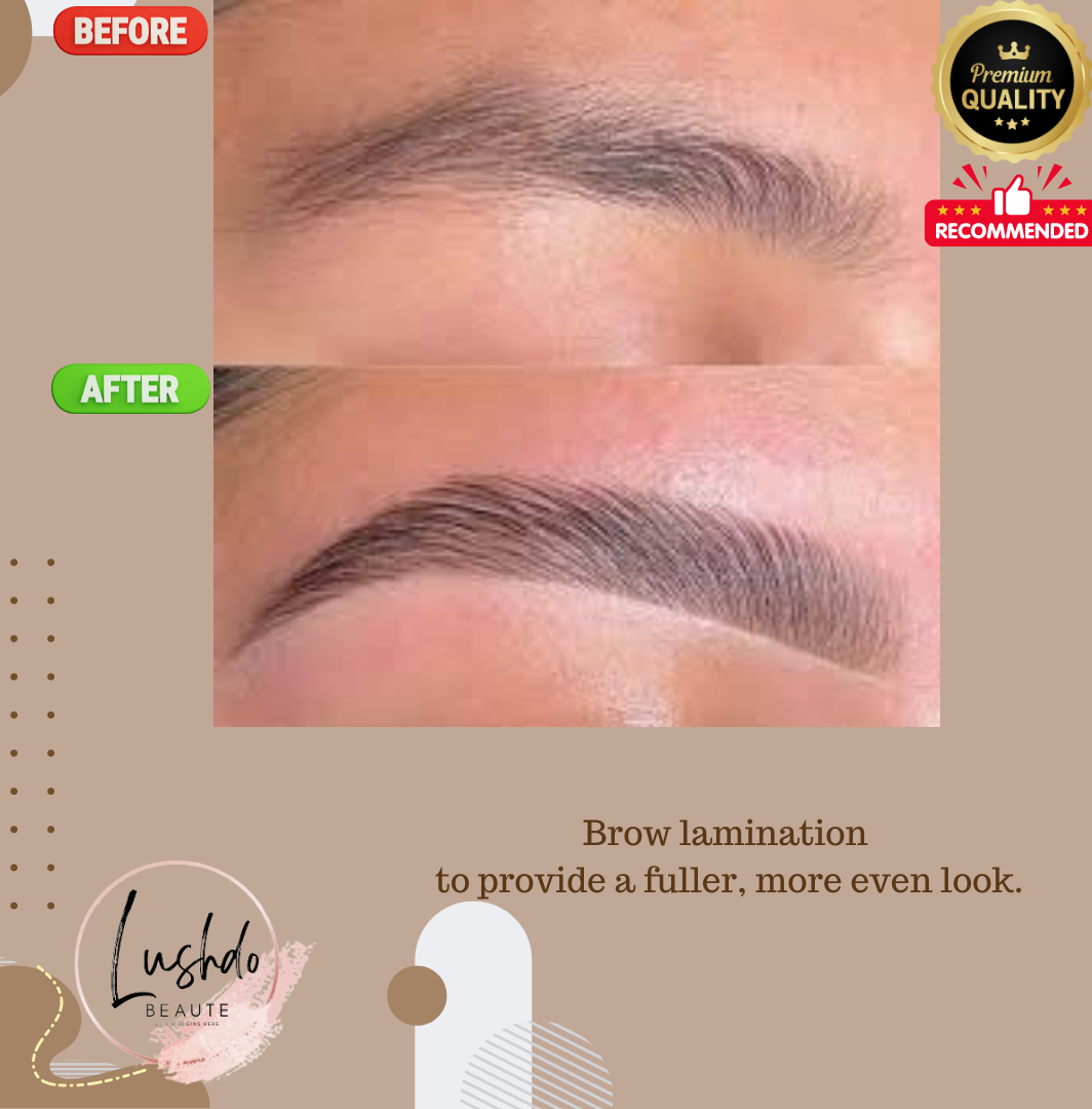 Brow Lamination Page Gallery / Product Page