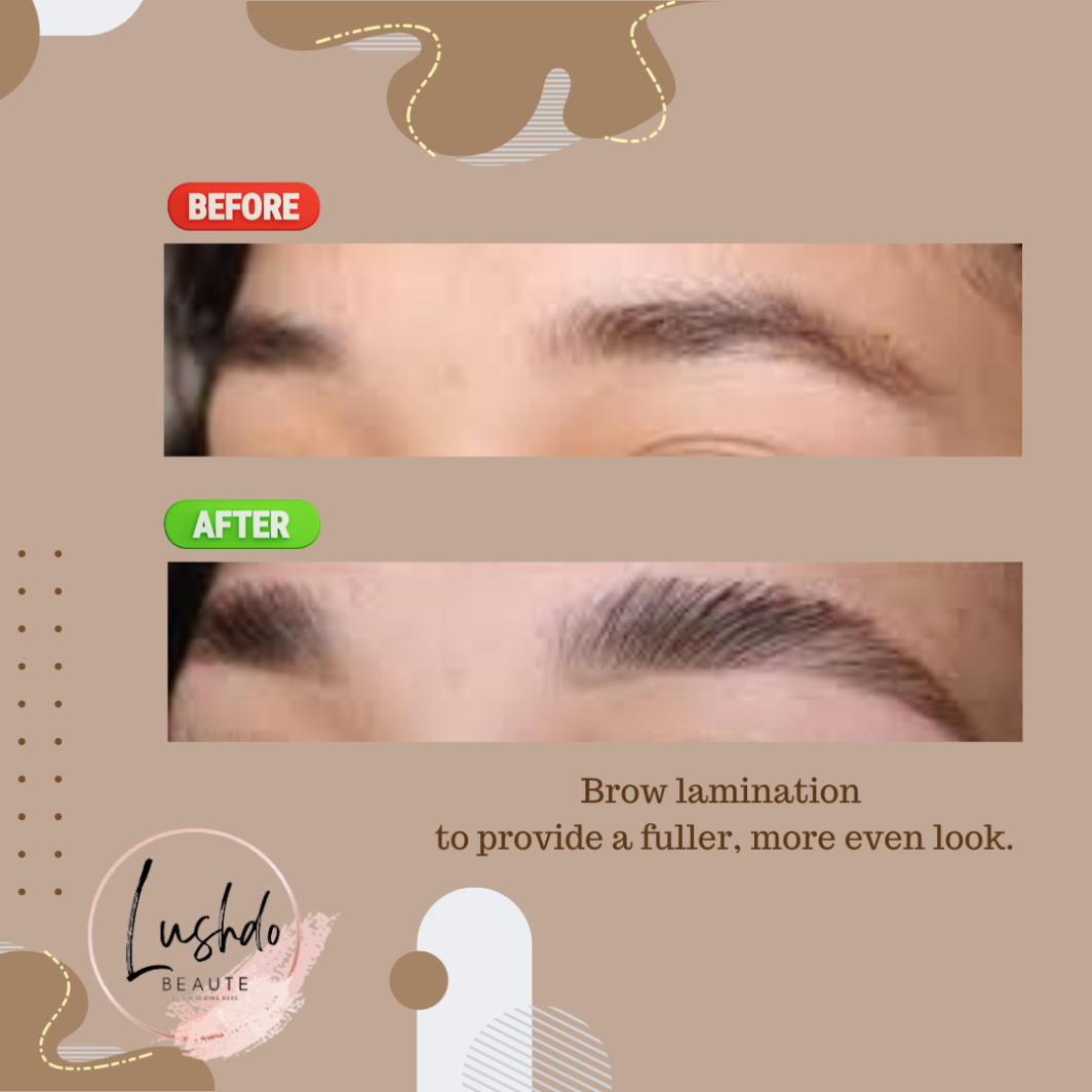 Brow Lamination Page Gallery / Product Page