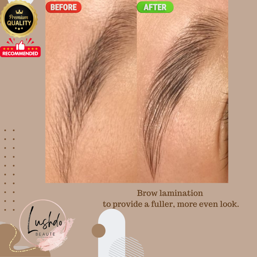 Brow Lamination Page Gallery / Product Page