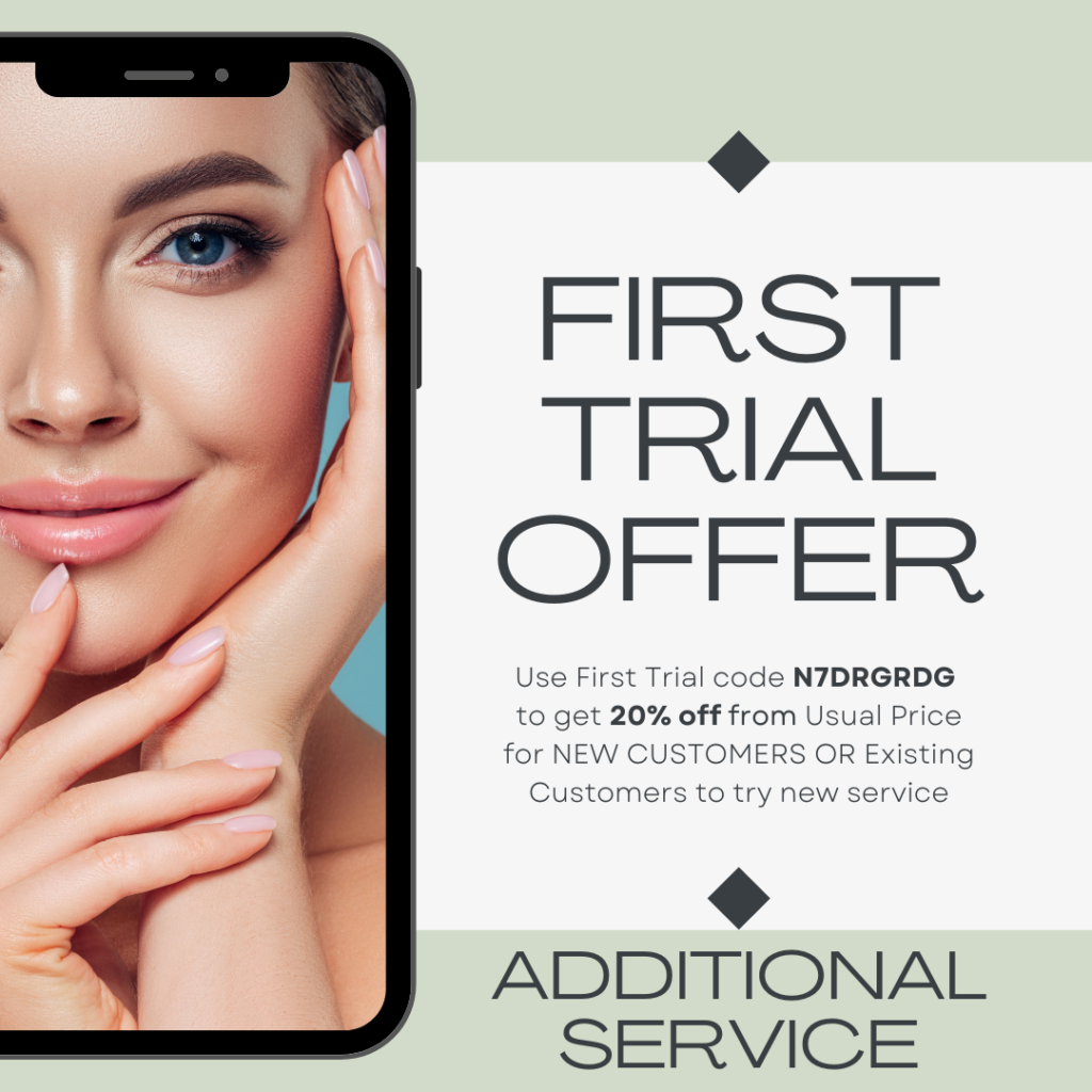 first trial offer page (additional services)